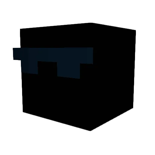 PapaMitReducer Minecraft avatar head, 3D render