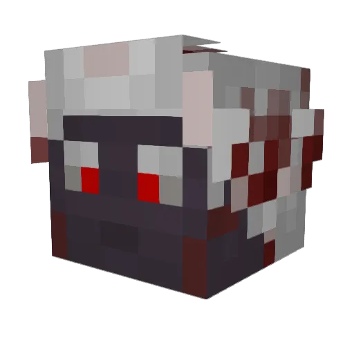 PapaPapuli Minecraft avatar head, 3D render
