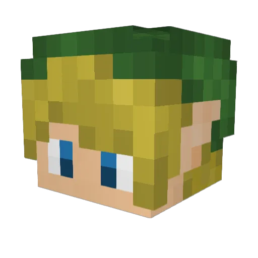 PapaSmurf144 Minecraft avatar head, 3D render