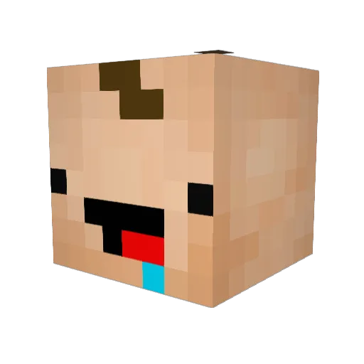 PapaSmurf5 Minecraft avatar head, 3D render