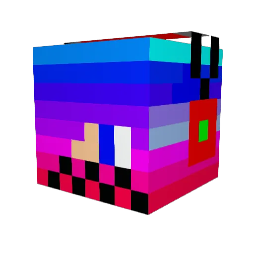 PapaSmurfVT Minecraft avatar head, 3D render