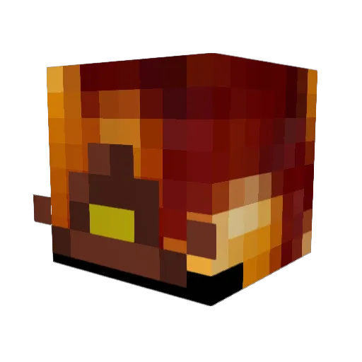 PapaTony Minecraft avatar head, 3D render