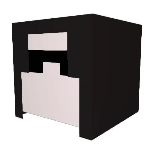 Papa_Chino Minecraft avatar head, 3D render