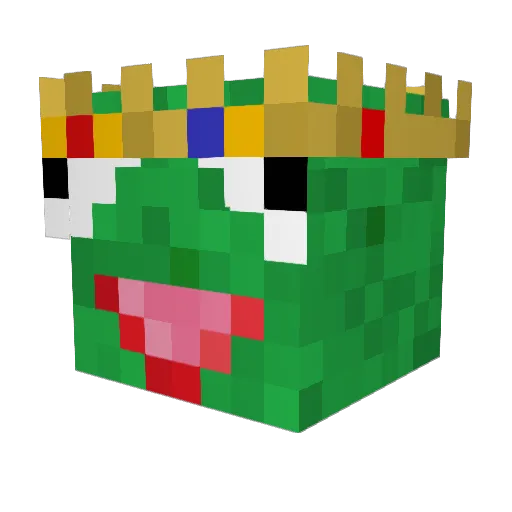 Papa_Jaquise Minecraft avatar head, 3D render