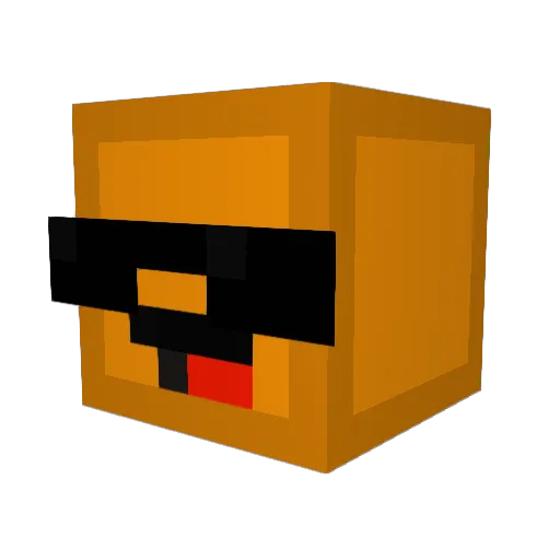 Papa_Noob Minecraft avatar head, 3D render