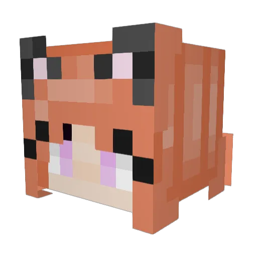 Papa_Sarah Minecraft avatar head, 3D render
