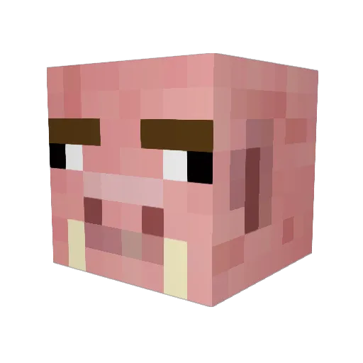 Papa_Squab Minecraft avatar head, 3D render