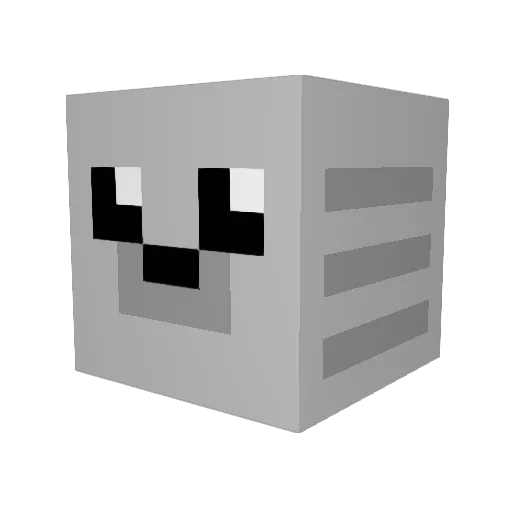 Papa_Victor Minecraft avatar head, 3D render