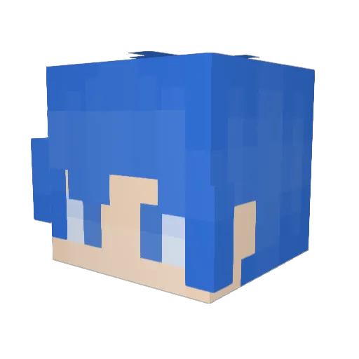 Papadocolas Minecraft avatar head, 3D render