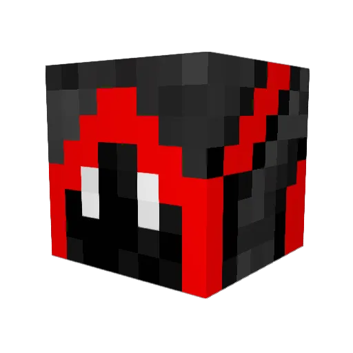 Papaiiz Minecraft avatar head, 3D render