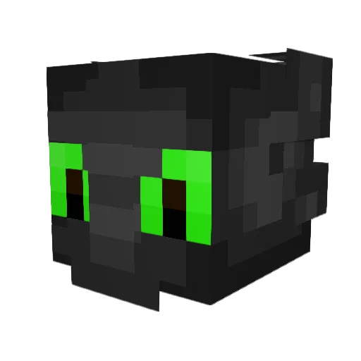 Papami0 Minecraft avatar head, 3D render