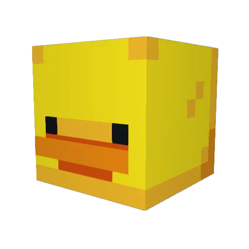 PapanasserMember Minecraft avatar head, 3D render