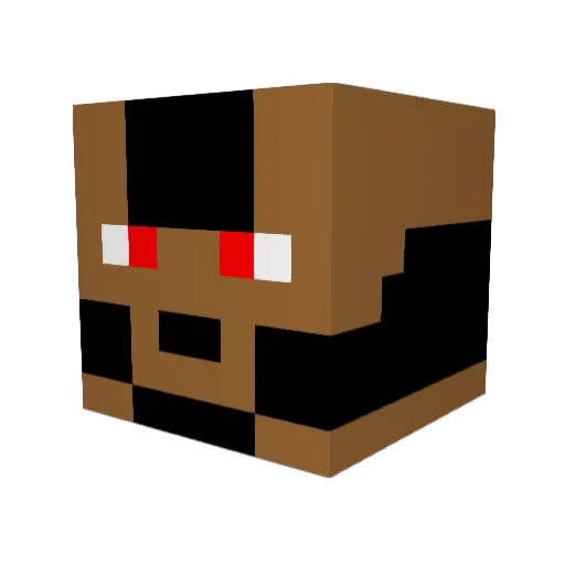 Papasmurf926 Minecraft avatar head, 3D render