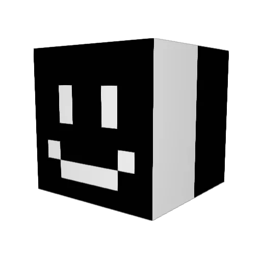 Papasta_ Minecraft avatar head, 3D render