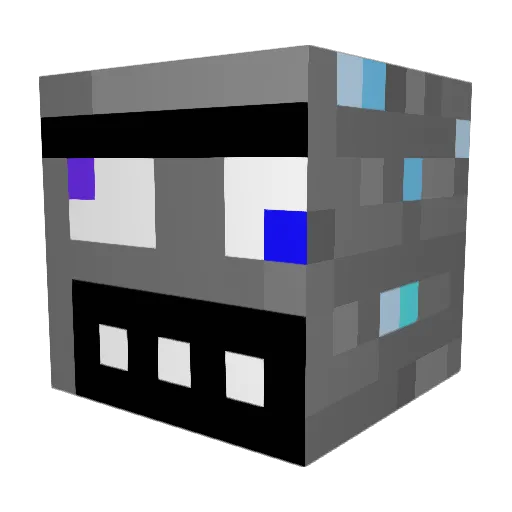 Papaya710 Minecraft avatar head, 3D render