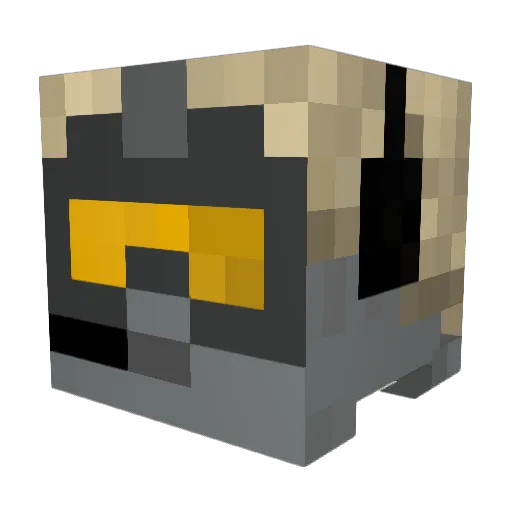 Pape5029 Minecraft avatar head, 3D render