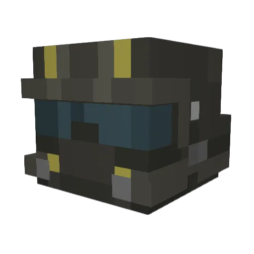 PaperPad Minecraft avatar head, 3D render