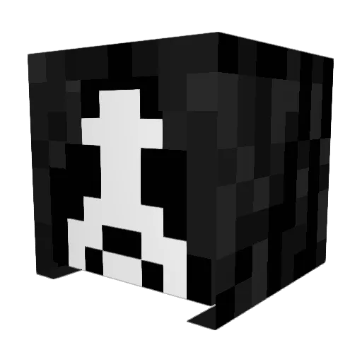 PaperPizza40468 Minecraft avatar head, 3D render