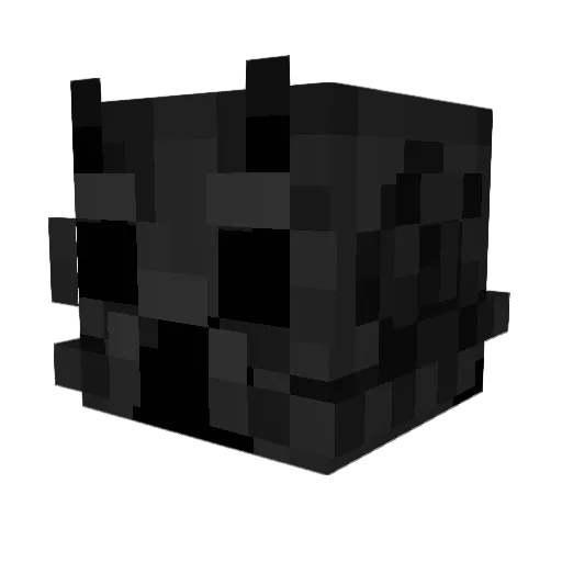 Paperc1ipx Minecraft avatar head, 3D render