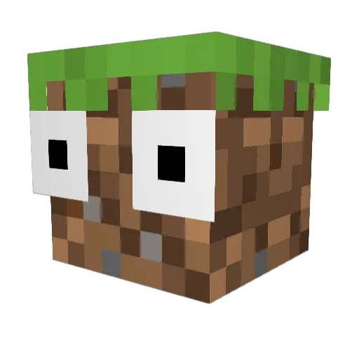 Paperomol09 Minecraft avatar head, 3D render