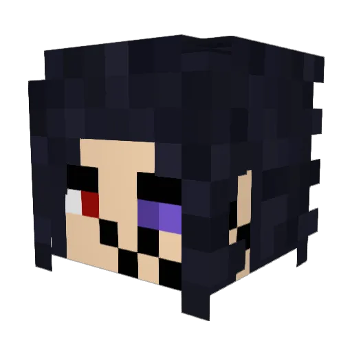 PapiChuloSenpaii Minecraft avatar head, 3D render