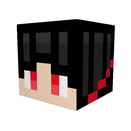 PapiSuss Minecraft avatar head, 3D render