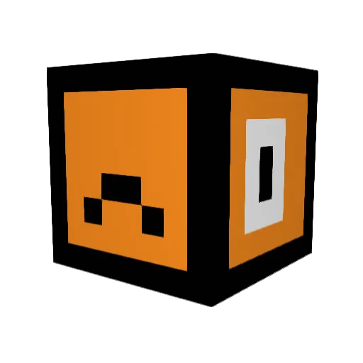PapiTewrs Minecraft avatar head, 3D render