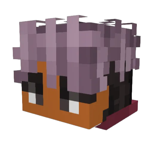 PapichuloNj Minecraft avatar head, 3D render