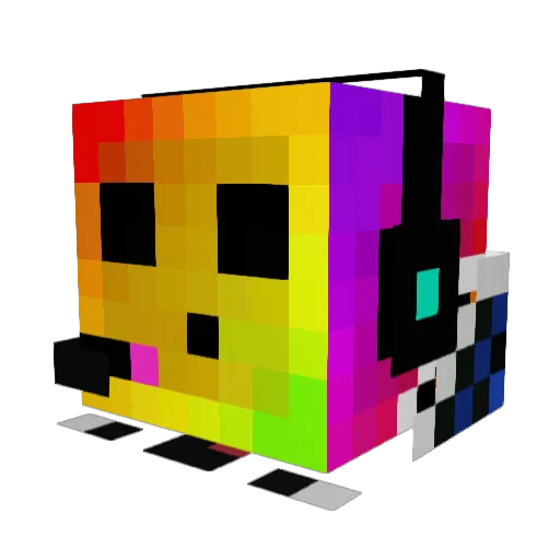 PapierAmeise693 Minecraft avatar head, 3D render