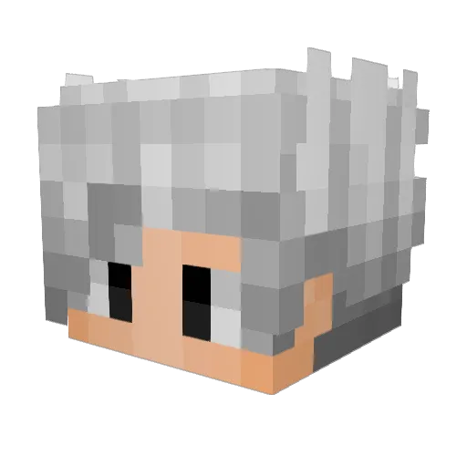 Papita389 Minecraft avatar head, 3D render