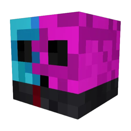 PaposNick Minecraft avatar head, 3D render