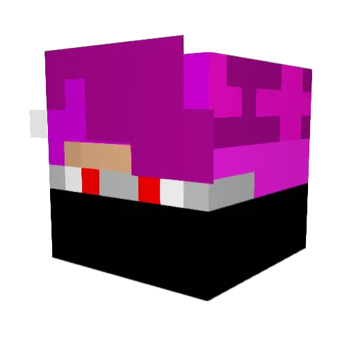 Papoulos Minecraft avatar head, 3D render