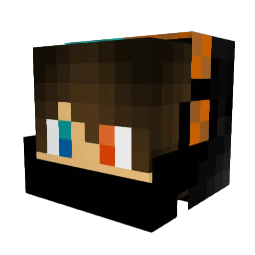 Papplo1111 Minecraft avatar head, 3D render