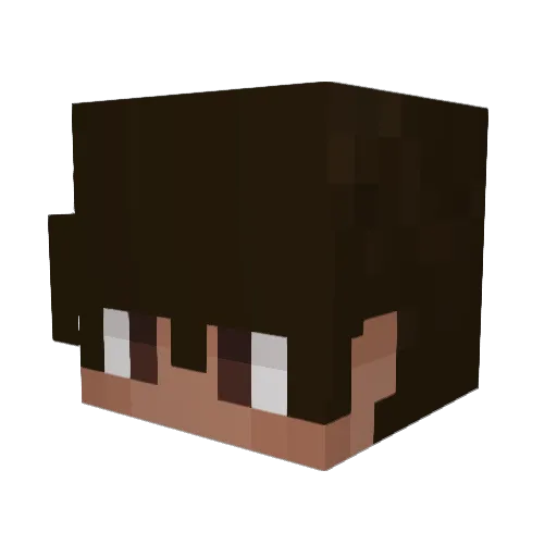Pappnase1717 Minecraft avatar head, 3D render