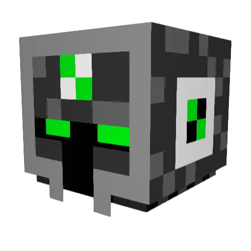 PappyRandy Minecraft avatar head, 3D render