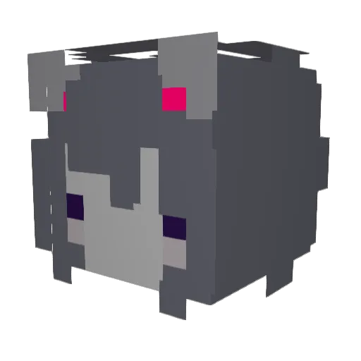 PaprikaMC Minecraft avatar head, 3D render