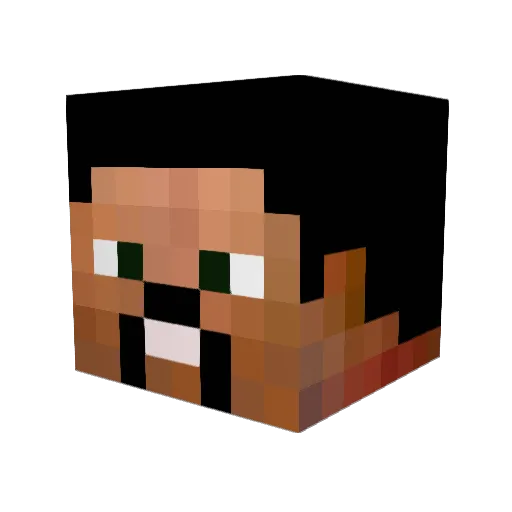 PapuFranku27 Minecraft avatar head, 3D render