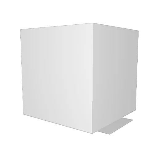 Papyrophilia Minecraft avatar head, 3D render