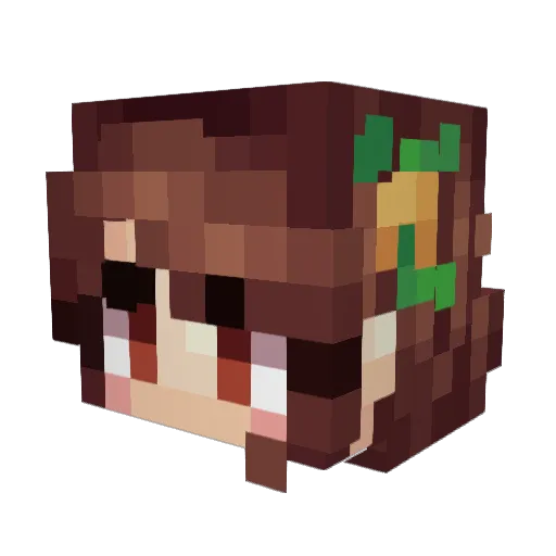 Papyrus08 Minecraft avatar head, 3D render