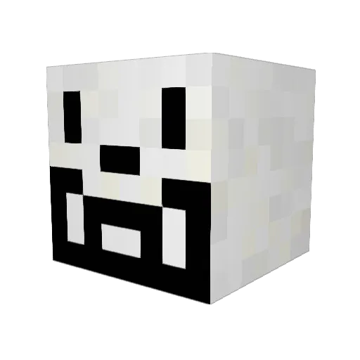 Papyrus95 Minecraft avatar head, 3D render