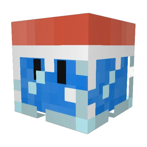 Par_Cheesey Minecraft avatar head, 3D render