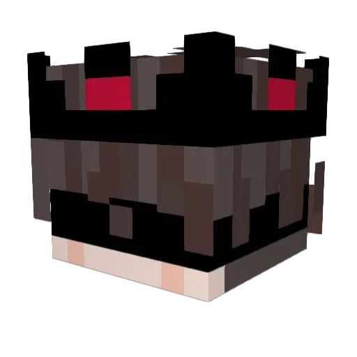 Para777 Minecraft avatar head, 3D render