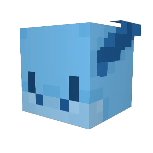 ParaSock Minecraft avatar head, 3D render