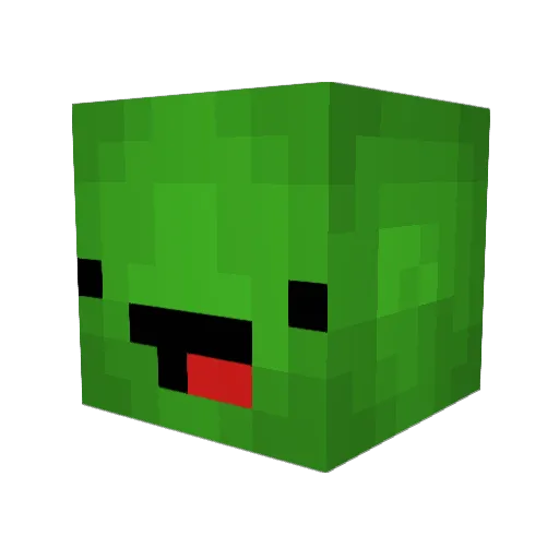 ParaWalker96 Minecraft avatar head, 3D render