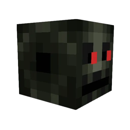 Paracarnacide Minecraft avatar head, 3D render
