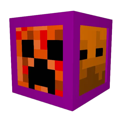 Parad0x_13 Minecraft avatar head, 3D render