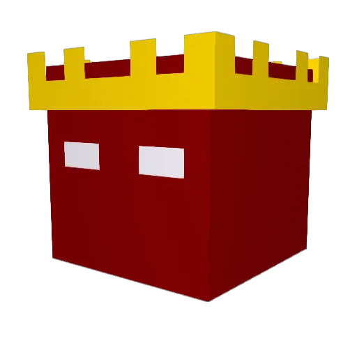 Paradigm69 Minecraft avatar head, 3D render