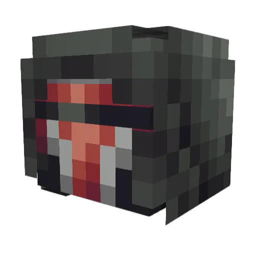Paradox20202 Minecraft avatar head, 3D render