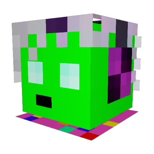 Paradox9153 Minecraft avatar head, 3D render