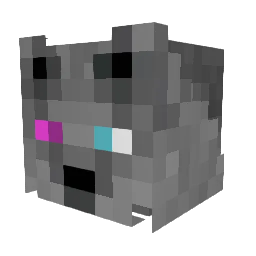 ParadoxBright Minecraft avatar head, 3D render